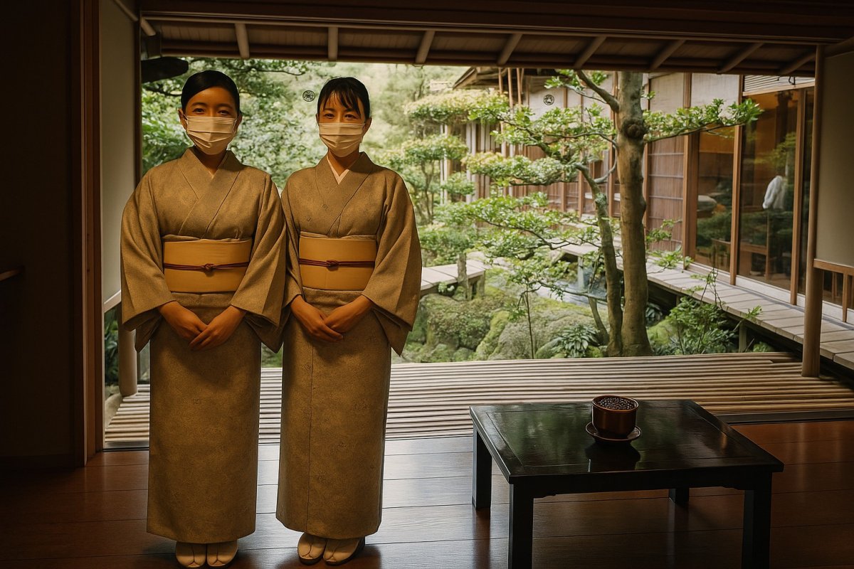 L’art de recevoir à la japonaise Dans ce Ryokan centenaire classé Relais & Châteaux, niché au cœur des Alpes japonaises, l’hospitalité prend la forme d’un rituel délicat. Kimono soigné, gestes précis, jardin zen en toile de fond… chaque détail exprime un luxe discret, profondément enraciné dans la culture du respect et de la sérénité. Une expérience où l’élégance se vit en silence
